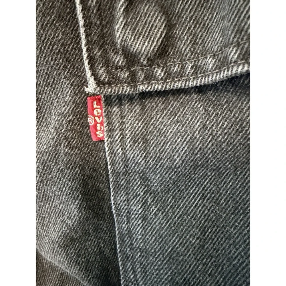 Levi's 94 Baggy Womens Cargo Pants Black Sz 31 Relaxed Utility Streetwear Grunge